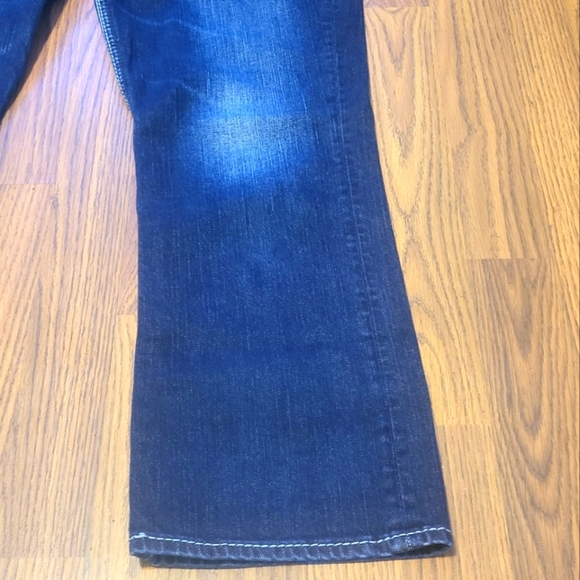 Silver Jeans Santorini Dark Wash Cropped Denim W30 L25 B33 - Picture 3 of 12